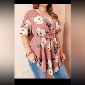 SHEIN 1X flower top